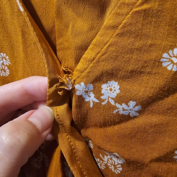 Old Navy Faux Wrap Midi Dress - Picture 4 of 6